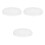 3Pcs White Round Dome Plastic Lampshades for Ceiling Light Replacement 2