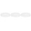 3Pcs White Round Dome Plastic Lampshades for Ceiling Light Replacement 5