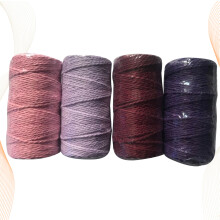 4 Baumwoll-Kordel Bunt, 2Mm , Langlebig, Ideal Zum Wickeln