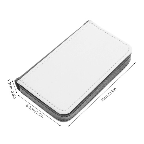 2Pcs Blank PU Sublimation Card Holder Magnetic Secure Wallet 1