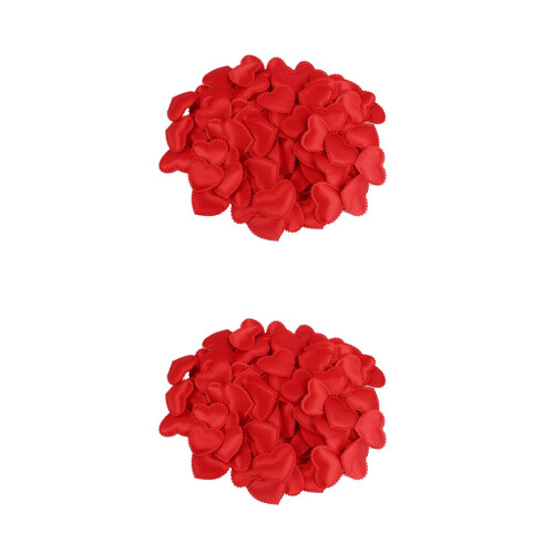 600Pcs DIY Red Heart Confetti for Romantic Valentine's Day Table 2