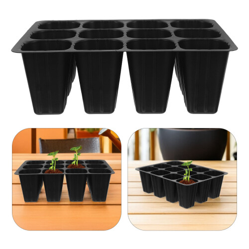 30Stk Robuste Pflanzstartertrays Mit Abfluss Für