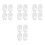 16Pcs White Plastic Lamp Shade Covers for Table Floor Hanging Lamps 3