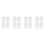 16Pcs White Plastic Lamp Shade Covers for Table Floor Hanging Lamps 4