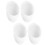 16Pcs White Plastic Lamp Shade Covers for Table Floor Hanging Lamps 10