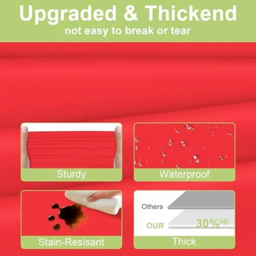 Ljusrosa engångsdukar 6-pack 54x108 tum 2