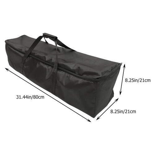 Μαύρη τσάντα αποθήκευσης τρίποδου Oxford 80x21x21cm 1