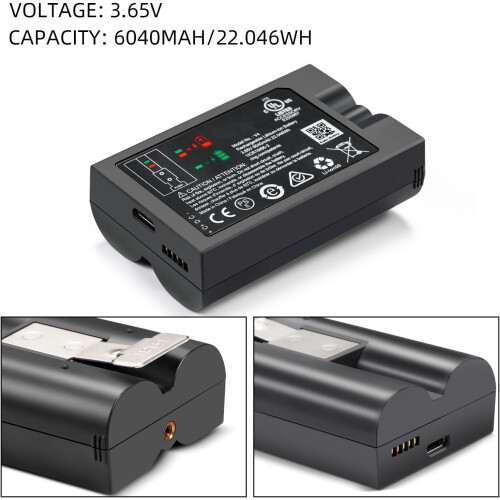 Αντικατάσταση μπαταρίας ιόντων λιθίου V4 6040mAh για βίντεο κουδουνίσματος 1