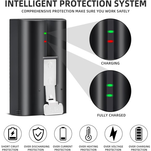 Αντικατάσταση μπαταρίας ιόντων λιθίου V4 6040mAh για βίντεο κουδουνίσματος 2