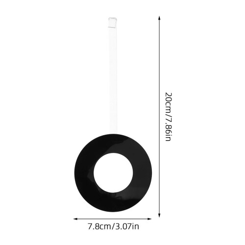 Acrylic Pendulum for Wall Clock Black Quartz Movement Repair 1