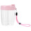 Boîte Médicamenteuse Rose Compartiments Étanches Transport 6