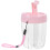Boîte Médicamenteuse Rose Compartiments Étanches Transport 11