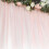 Blush satin baggrundsgardin 2,4 m x 3 m 5