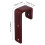 6Pcs Heavy Duty Coffee Bunk Bed Ladder Brackets with Rubberized Hooks 2
