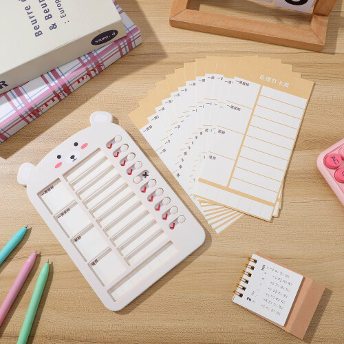 Notepad Gestion Temps Beige PP Planificateur Pratique 2