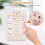 Notepad Gestion Temps Beige PP Planificateur Pratique 5