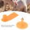 Kit di etichette auricolari per maiali, 100 set, plastica, 5x2 cm 3