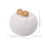 1White Dual-Compartment Ceramic Urn for Pet Ashes and Fur 2