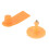 Kit di etichette auricolari per maiali, 100 set, plastica, 5x2 cm 12