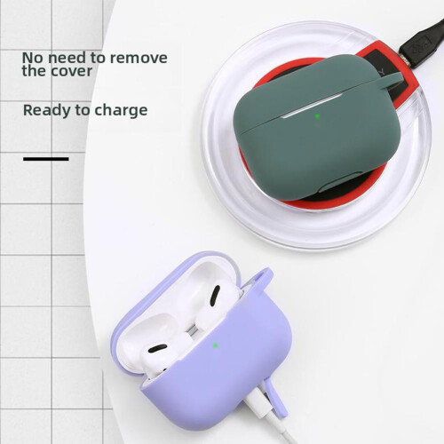 Capa protetora de silicone para Apple AirPods 4 (2024) 1