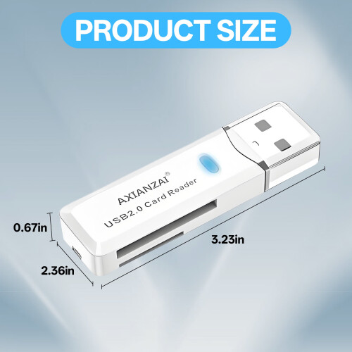 USB2.0Διπλή υποδοχή κάρτας SD και MicroSD 1
