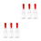 6Pcs Clear Glass Dropping Bottles Compact Refillable Perfume Bottles 7
