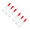 6Pcs Clear Glass Dropping Bottles Compact Refillable Perfume Bottles 8
