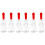 6Pcs Clear Glass Dropping Bottles Compact Refillable Perfume Bottles 10