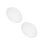 2Pcs White PVC Round Ceiling Lamp Cover Light Shade for Home 7