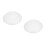 2Pcs White PVC Round Ceiling Lamp Cover Light Shade for Home 8