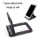 Supporto pieghevole in ABS per telefoni e tablet da 6 a 11 pollici. 5