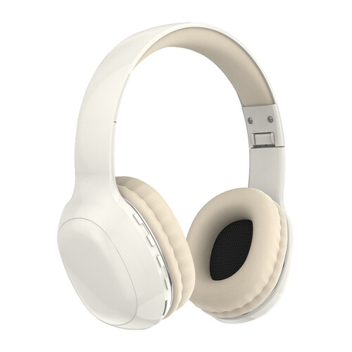Căști wireless pliabile Bluetooth 5.3, albe 1