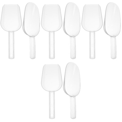 8Stk Weiße Plastik Löffel Für Robust 1