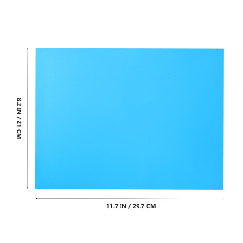 OUNONA Colored PVC Translucent Film Sheets 5 pcs 1