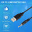 USB to 3.5mm Audio Adapter Cable 3.3 ft USB 2.0 2