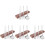 4Sets Pink Travel Spoon Fork Chopstick Set with Carrying Case 2