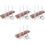 4Sets Pink Travel Spoon Fork Chopstick Set with Carrying Case 3