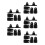 30Pcs Eye End Cap Marine Fitting for Yacht Canopy Hardware 6
