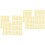 2 Pack Scrapbook Stickers Colorful Star Letter Decorations 3
