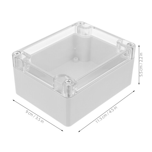 5Stk Wasserdichte Außenbox Mit Transparenter Abdeckung Aus 1