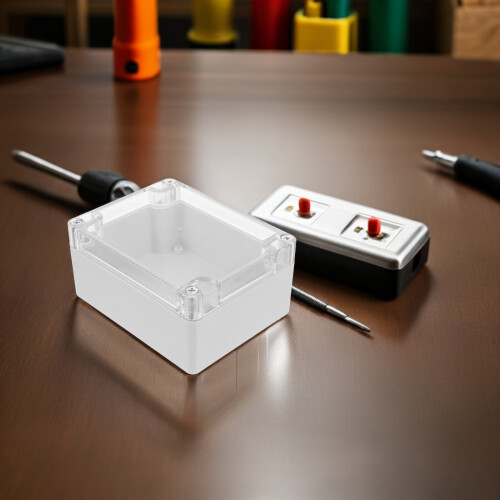 5Stk Wasserdichte Außenbox Mit Transparenter Abdeckung Aus 2