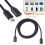 Prodlužovací kabel USB-C samec-samice s nabíjením PD 4