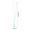 Sky-Blue Silicone Hearing Aid Retention Lanyard for Active Adults 2