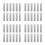 100Pcs Silver Stainless Steel Blank Tags Rectangle Shape for Engraving 6