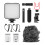 Suporte para vlogs Andoer para smartphone com microfone e luz LED 2