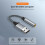 USB naar 3,5 mm microfoon- en hoofdtelefoonadapter, zilverkleurig 4