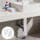 1Set White Flexible Plastic Basin Sink Drain Pipe Extension for Washer 6