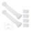 1Set White Flexible Plastic Basin Sink Drain Pipe Extension for Washer 10