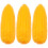 3Pcs Cute Yellow Car Antenna Decor Plastic Vehicle Accessory Set 3
