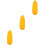 3Pcs Cute Yellow Car Antenna Decor Plastic Vehicle Accessory Set 4